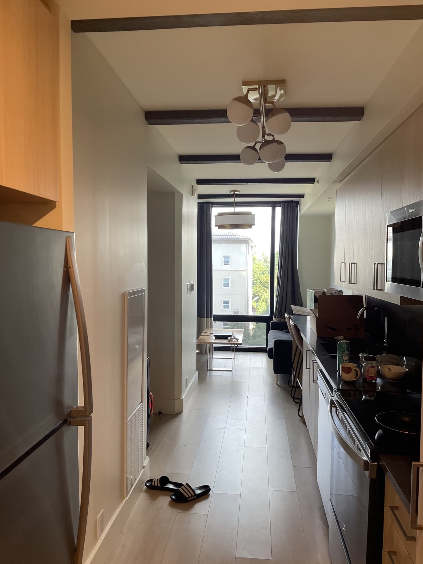 The apartment Manan moved into for the Toronto work term